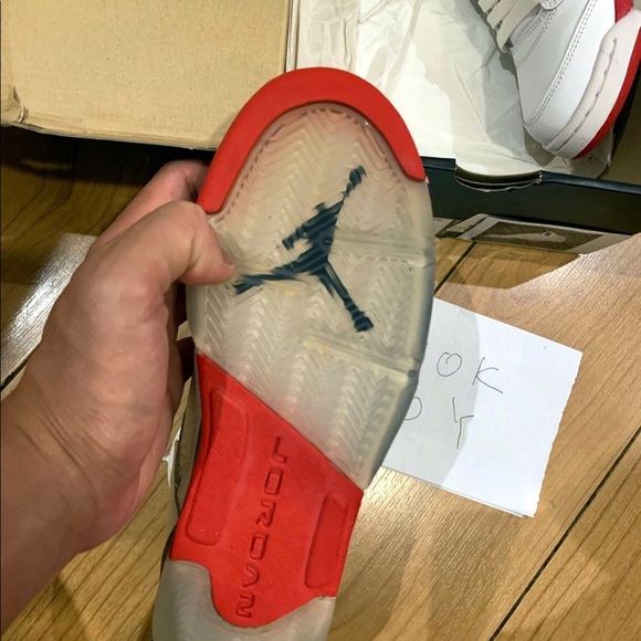 Jordan 4 fire red size 4.5 - Picture 6 of 9